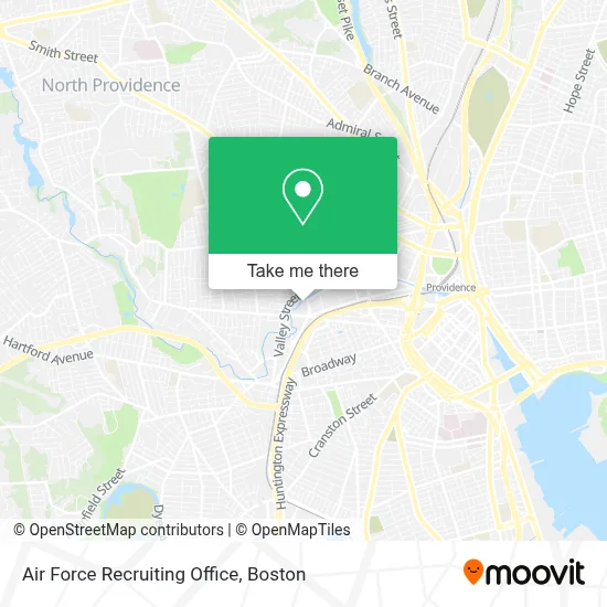 Air Force Recruiting Office map