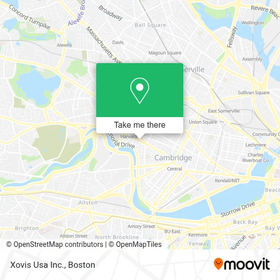Xovis Usa Inc. map