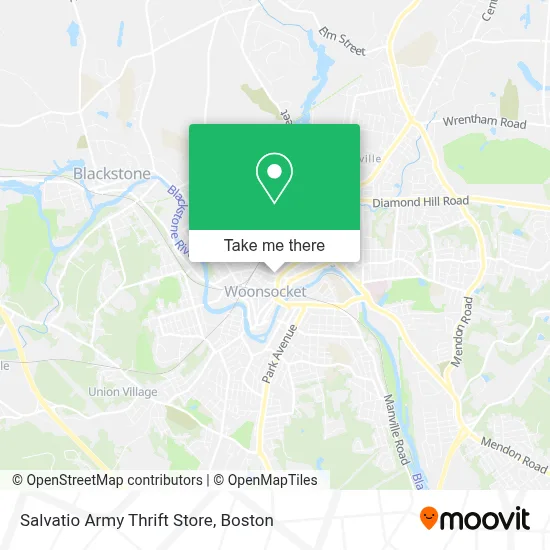 Salvatio Army Thrift Store map