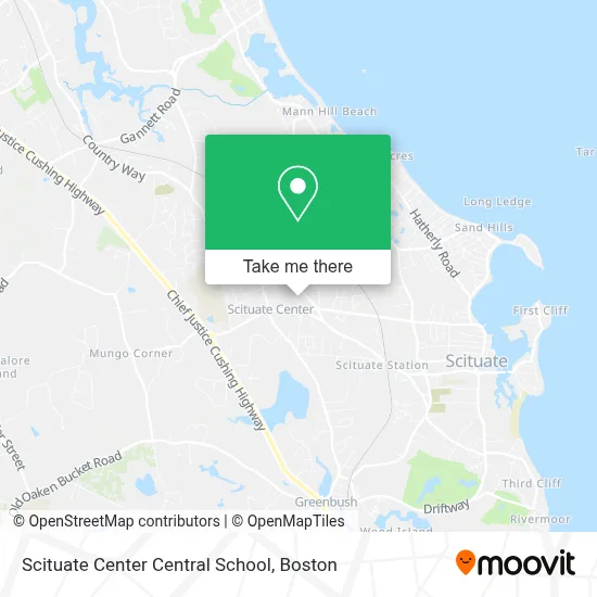 Scituate Center Central School map
