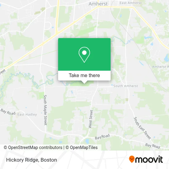Hickory Ridge map