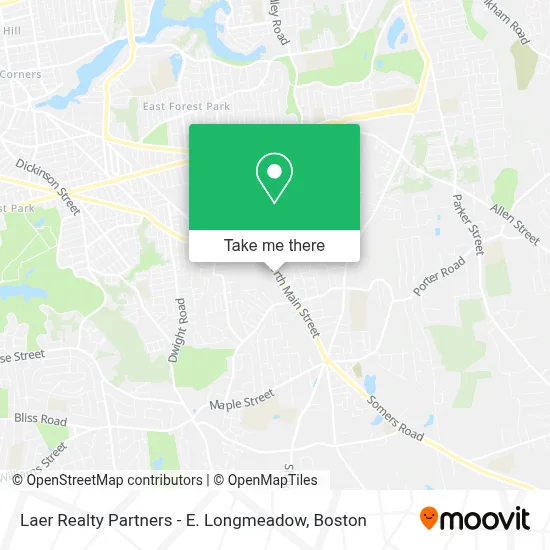 Laer Realty Partners - E. Longmeadow map