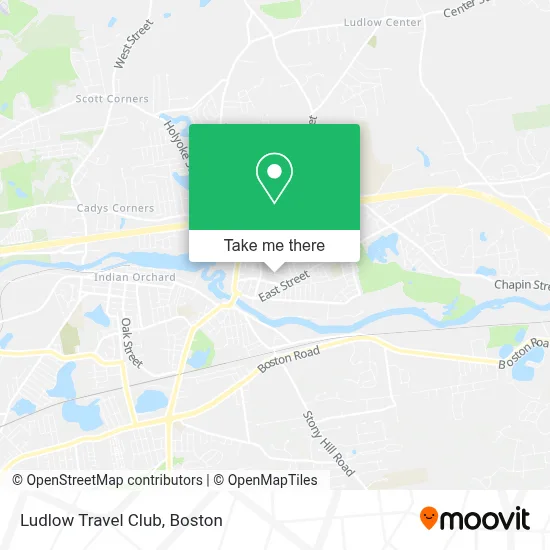 Ludlow Travel Club map