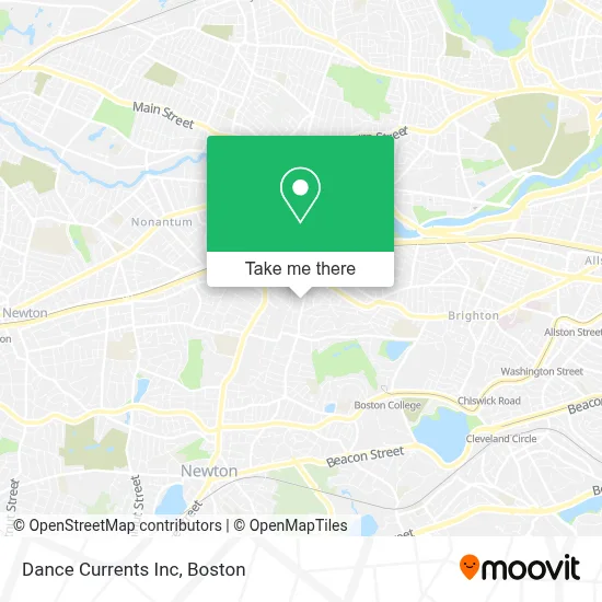 Dance Currents Inc map