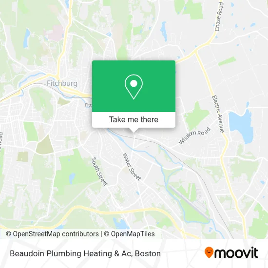 Beaudoin Plumbing Heating & Ac map
