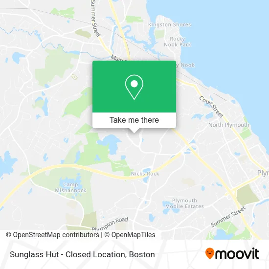 Sunglass Hut - Closed Location map