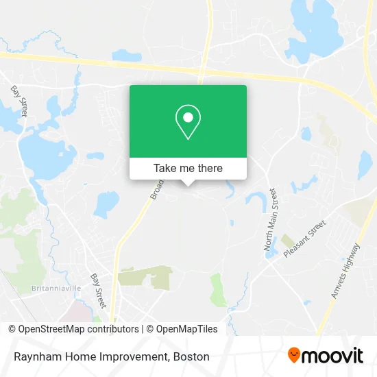 Raynham Home Improvement map