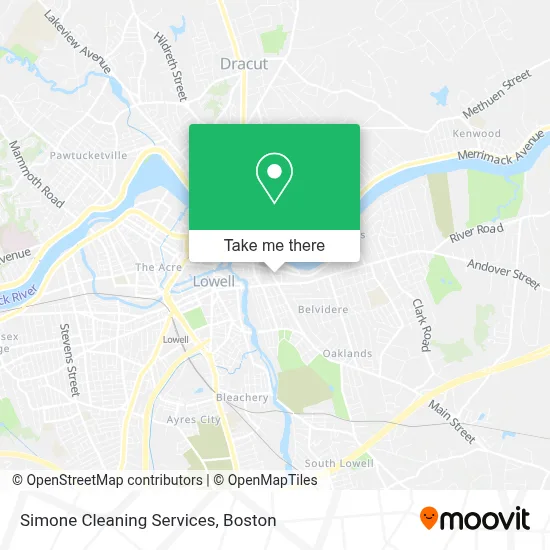 Simone Cleaning Services map