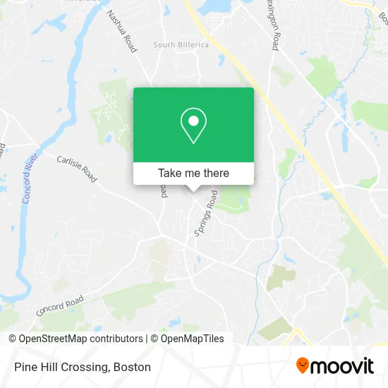 Pine Hill Crossing map