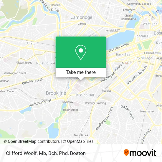 Clifford Woolf, Mb, Bch, Phd map