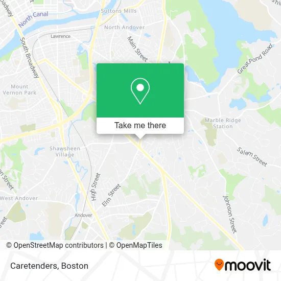 Caretenders map