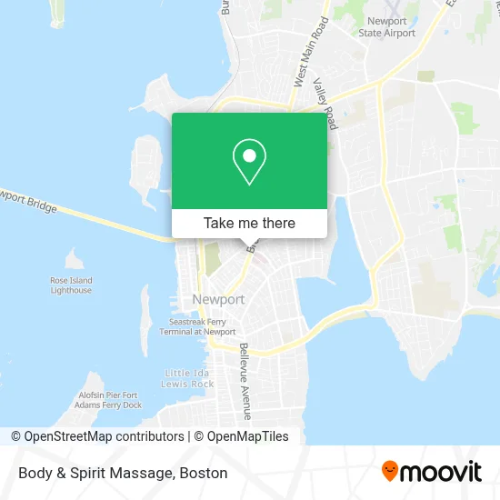 Body & Spirit Massage map