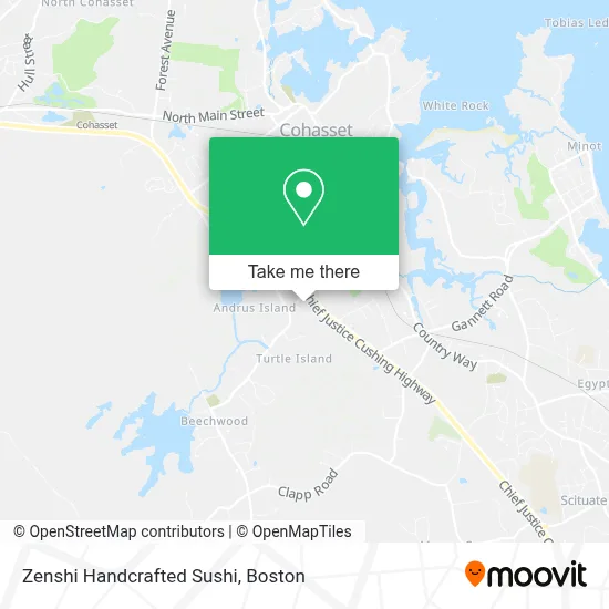 Zenshi Handcrafted Sushi map