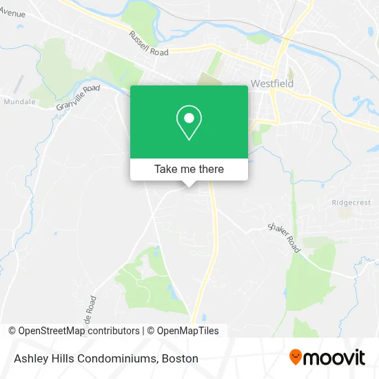 Ashley Hills Condominiums map