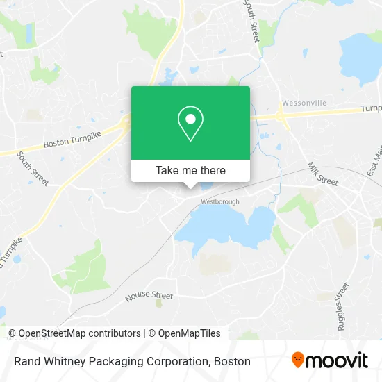 Rand Whitney Packaging Corporation map