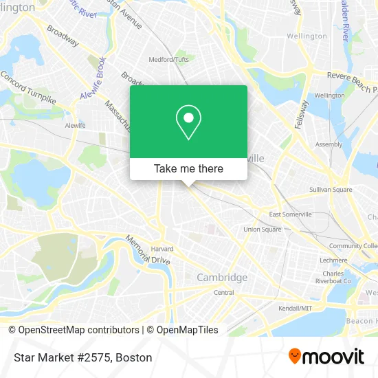 Star Market #2575 map