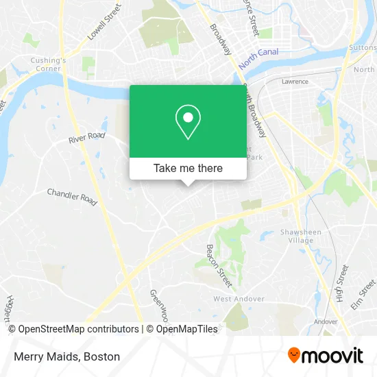 Merry Maids map