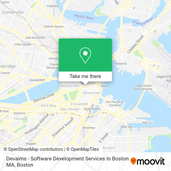 Devaims - Software Development Services In Boston MA map