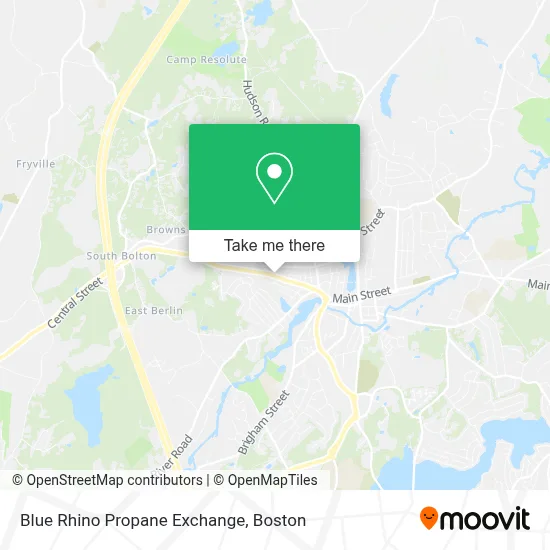 Blue Rhino Propane Exchange map