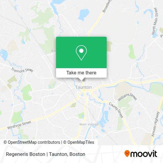 Regeneris Boston | Taunton map