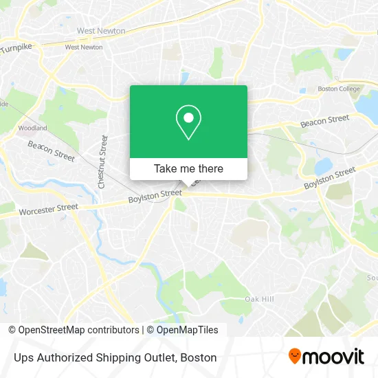 Ups Authorized Shipping Outlet map