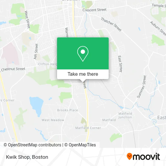 Kwik Shop map