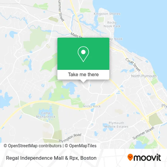 Regal Independence Mall & Rpx map