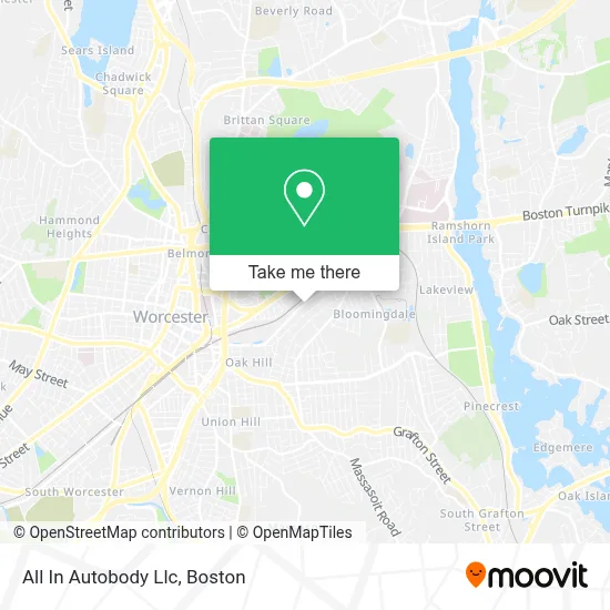 All In Autobody Llc map
