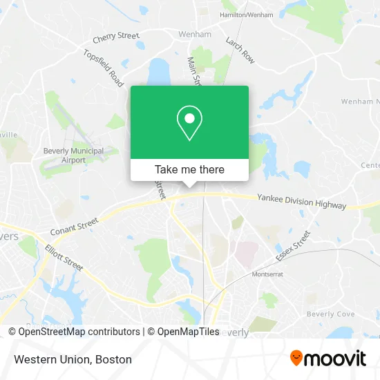 Western Union map