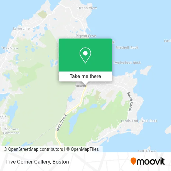 Five Corner Gallery map