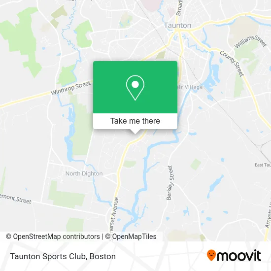 Taunton Sports Club map