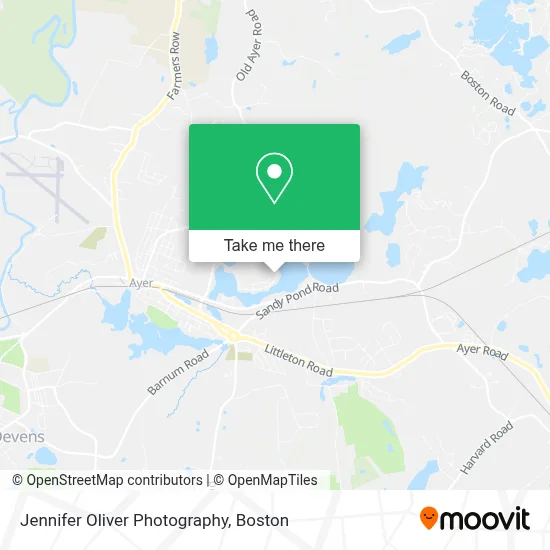 Jennifer Oliver Photography map