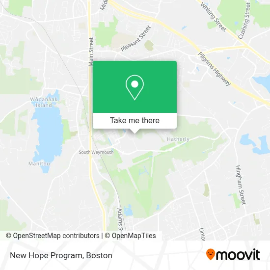 New Hope Program map