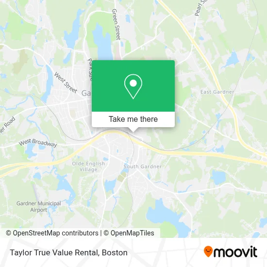 Taylor True Value Rental map