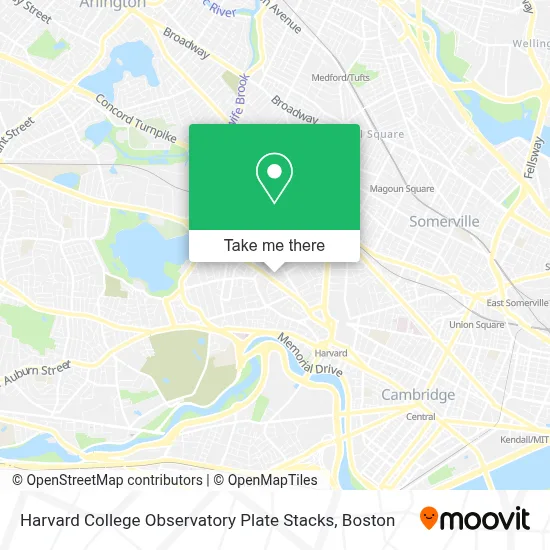 Harvard College Observatory Plate Stacks map