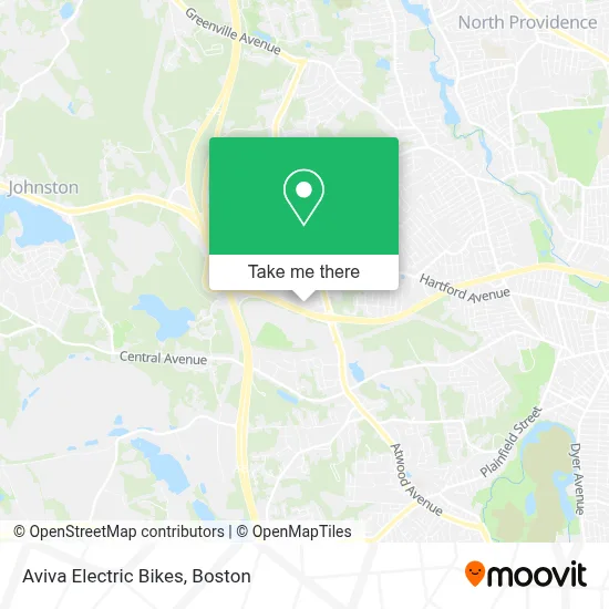 Aviva Electric Bikes map