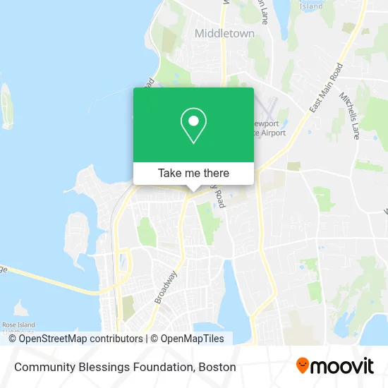 Community Blessings Foundation map