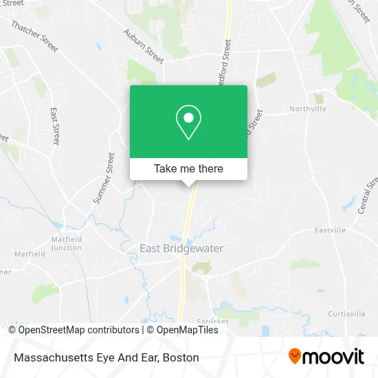 Massachusetts Eye And Ear map