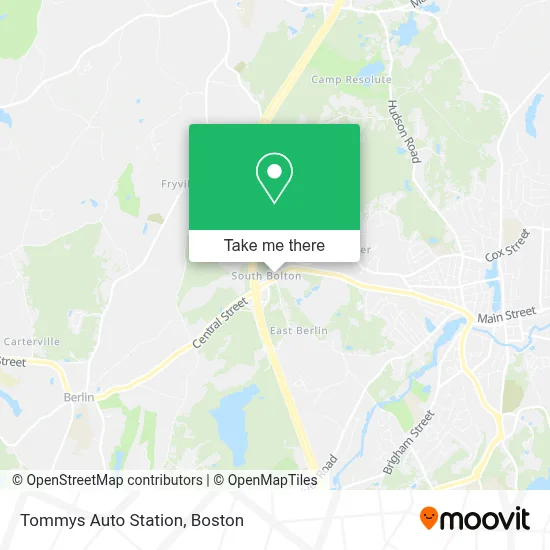 Tommys Auto Station map