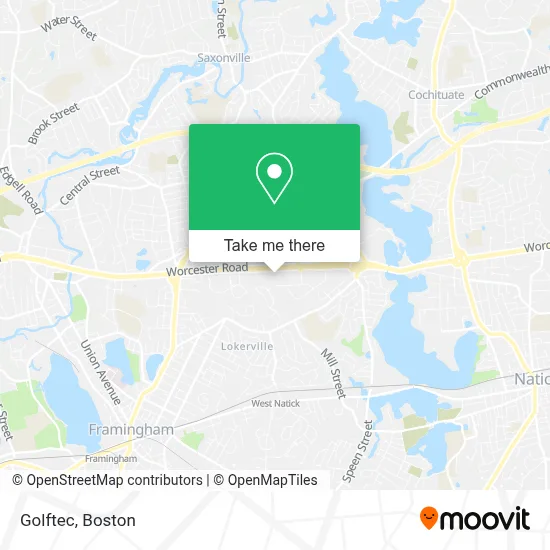 Golftec map