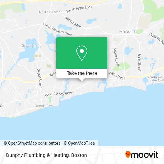 Dunphy Plumbing & Heating map