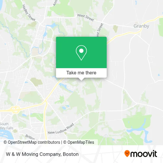 W & W Moving Company map