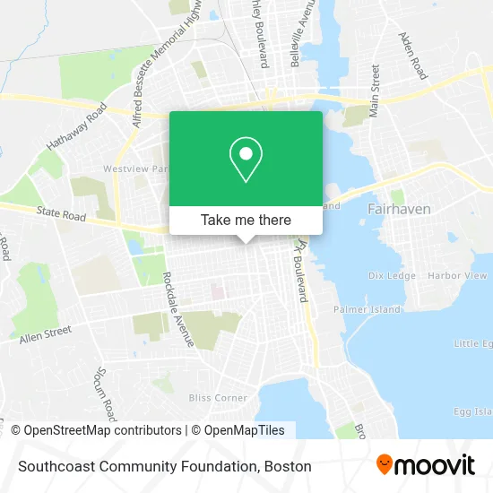 Southcoast Community Foundation map