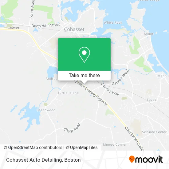 Cohasset Auto Detailing map