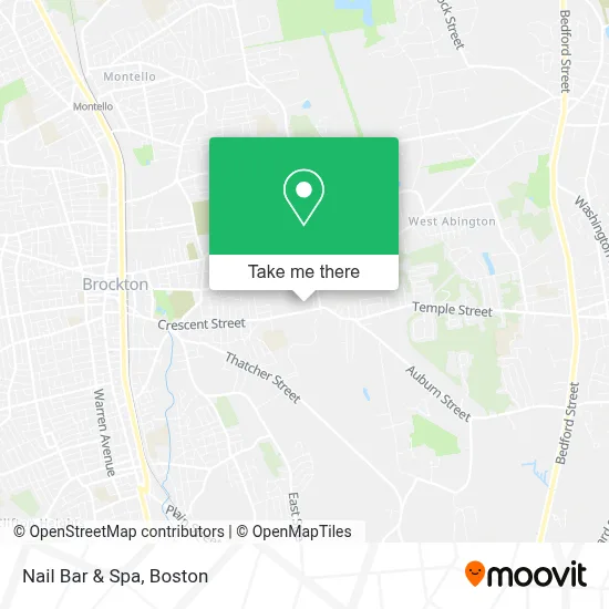 Nail Bar & Spa map