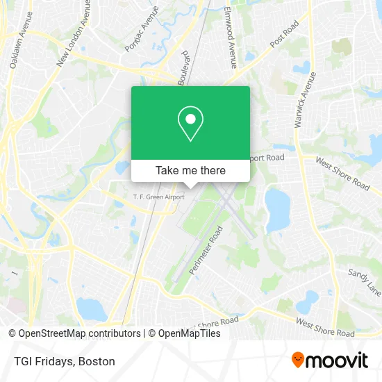 Tgi Fridays map