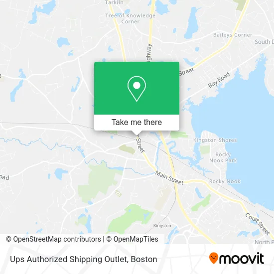 Ups Authorized Shipping Outlet map