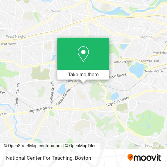National Center For Teaching map