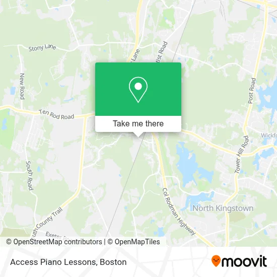 Access Piano Lessons map