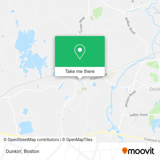 Dunkin' map